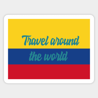 Travel Around the World - Colombia Sticker